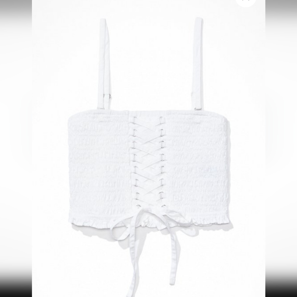 AE Lace-Up Tube Top - Picture 4 of 5